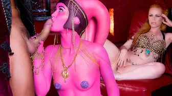 Ella Hughes and Misha Cross Explore Galactic Desires in Sci Fi Fantasy Threesome