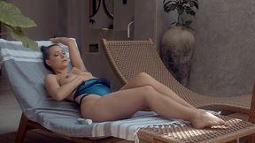 Gorgeous 24yo Teen's Masturbation by The Pool