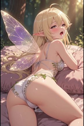 Blonde Elf Anime Girl