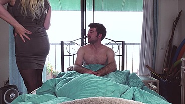 Stepmom needs young cock inside her