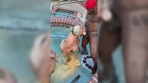 Interracial Hottub Threesome with Kendra Kox & Natalia Springs