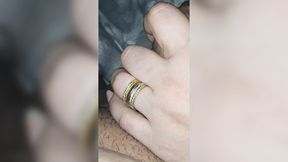 Step mom please can you handjob step son dick without condom