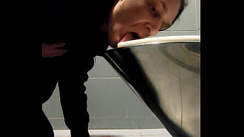 Public toilets licking