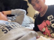 Asian boys love couple make cute sex tape, Tyler Wu & Sam Vu