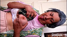 Compilation of OMAHOTEL: Pretty Extreme Granny's Wild Threesome Orgasm Adventure!