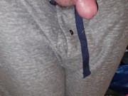 NO-NUT MAKES ME PRECUM ALL OVER MY PAJAMAS