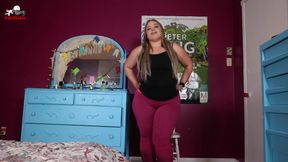 Caught Staring at the Gym Bunny