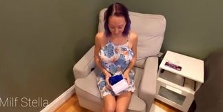 Steamy Mother's Day Surprise: Step-Son Gifts Lingerie for a Try-On with Milf Stella in 4K!