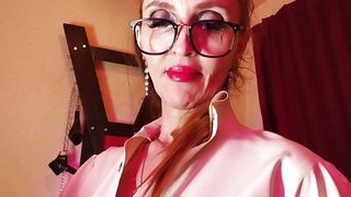 Femdom Mistress Eva Latex Fetish Dominatrix Play Anal Slave Toys BDSM Kink