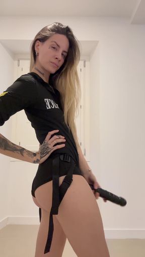 Police officer in uniform