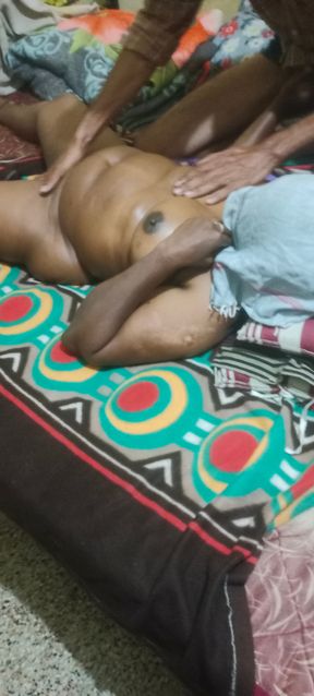 Tamil married aunty enjoy the massage