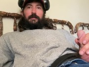 Jerking Off On My Face Work Break Been Nearly A Week Since I've Cum