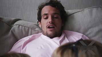 Two cougars Cherie Deville & Alexis Texas share young throbbing cock