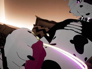 Cute Puppy Yiff Milks Himself For YOU Once more :3 (VRChat Furry)