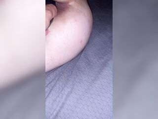 Using a double end vibrator on her holes