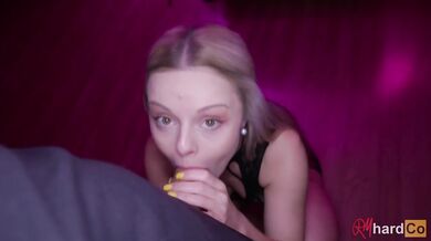 Step sis moans deep in my throat while shafting my cock bare every night