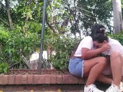2 parte, seduzco a mi mujer en el parque y folle conmigo