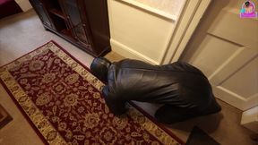 Training Zero - Zero Sees Our New House for the First Time! Femdom Slave Bondage Bitchsuit Tour