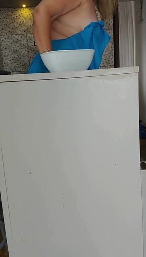 My showing me the new dress to wear to a liberal party