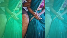 First night sex video with sexy wife in saree