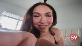 Giantess Scarlett Devours Shrunken Neighbor - Vore Fantasy & Mouth Fetish - Swallowed Whole by Curvy Redhead Goddess 1080