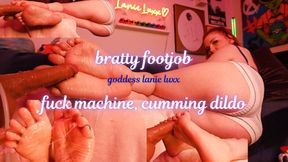 👣  Bratty Goddess Lets You Worship Her Feet With Your Cock 👣