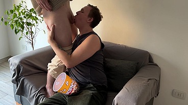 Movie Night with Step-Brother Turned Dirty [4K]