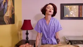 Skinny BDSM Goddess Lola Fae Delivers Pleasurable Handjob Massage