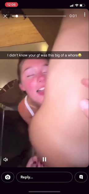 Blonde cheating wife enjoys a threesome with her cuckold husband