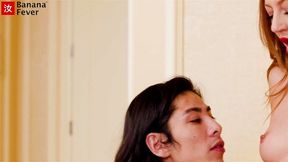 Korean Man Gets Fat Cock Slurped Up by Las Vegas Hottie Kendra Cole