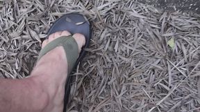 Big Manly Feet Covered in Dirt