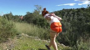 Any Twist - Hooters Girl Predicament Bondage Walk Training with Bound Tits - Part 2 mp4 SD