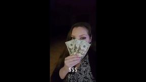 Just me enjoying the money i drained from a loser.
