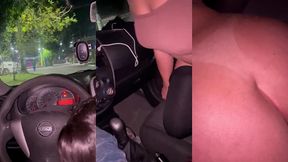 rapidinha no carro com uma criadora de conteudo adulto (video real com gozada no final).