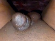 Tiny dick masturbating in slow motion