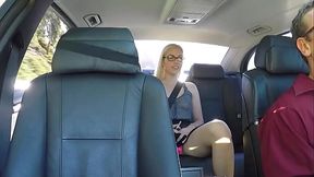 He pulls out at the last minute and cums on her hairy pussy