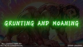 Deep Male Dirty Talk and Grunting