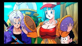 bulma adventure 4 [ dragon ball hentai game ] ep.4 bulma rough fuck with double penetration !