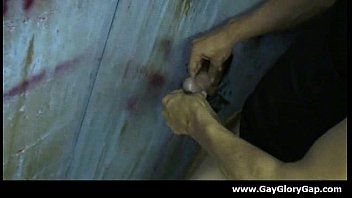 Gay hardcore gloryhole sex porn and nasty gay handjobs 23