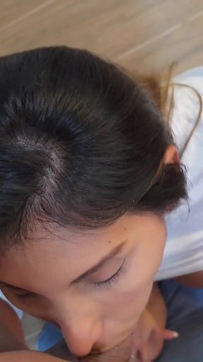 Spectacular moment from "You can't penetrate me, stepbrother, but you can cum in my mouth"