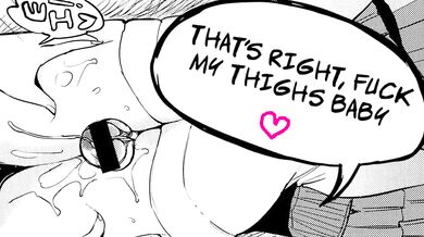 Gentle Domme teases perfect thighjob right after ear licking praise you lose it