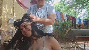 My hair, her passion