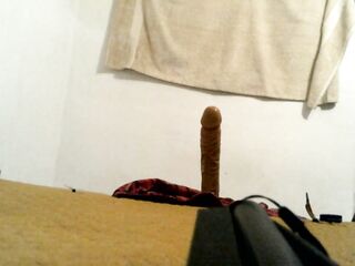 Joselynne Crossdresser Suck And Lick My Cum In My Large Sex tool After Using