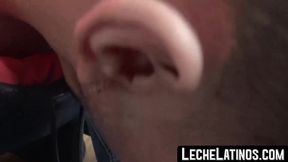 Latino jock who was quiet drilled hard for a massive cumshot