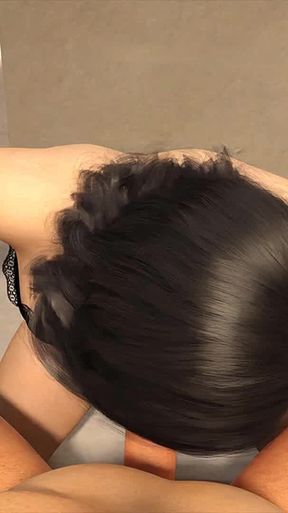 Wifey's Dilemma: the Husband Want to Share His Asian Wife with Her Boss, Ended with Unexpected Cumshot in Her Mouth - Episode 9