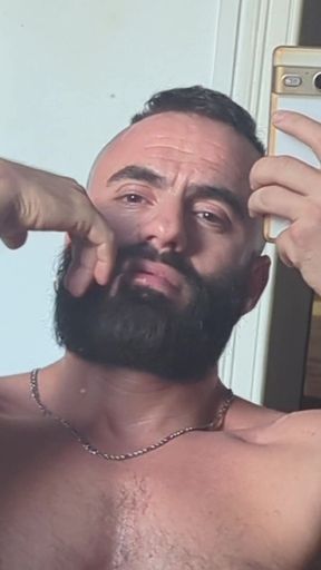 Showing off My Strong Body and Hard Cock.