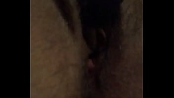 Mon gode noir caresse mon clito