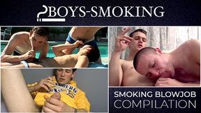 BoysSmoking: Compilation of Hot Lads Wank Hard and Suck Cocks while Smoking