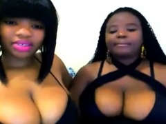Ebony webcam: Kelly & Kity