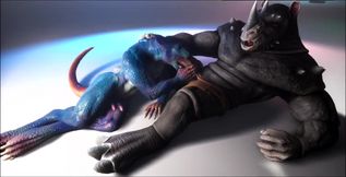 Monster cock destroys hungry ass with two thick loads